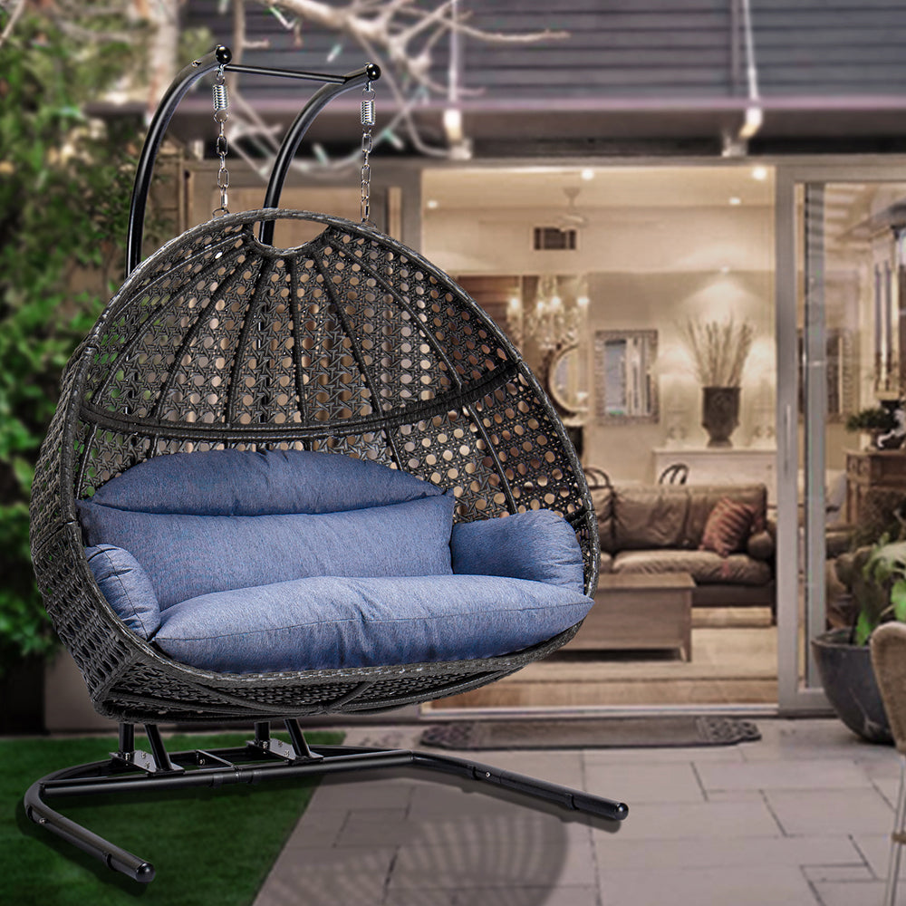 2 Person swing chair-hanging chair for Outdoor Patio