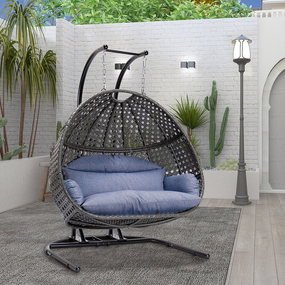 2 Person swing chair-hanging chair for Outdoor Patio