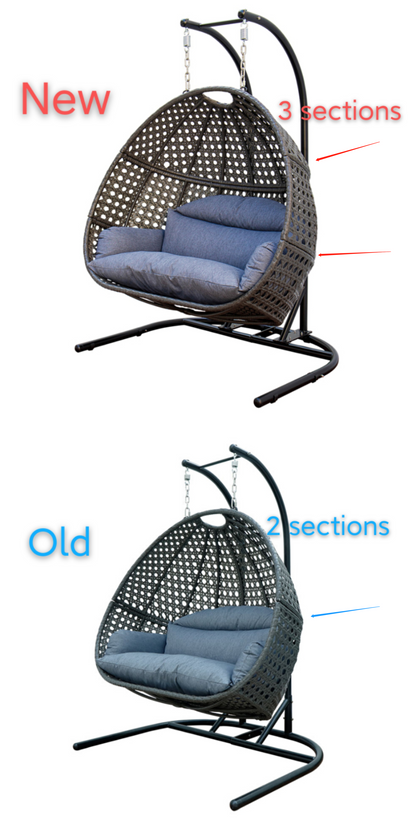 2 Person swing chair-hanging chair for Outdoor Patio