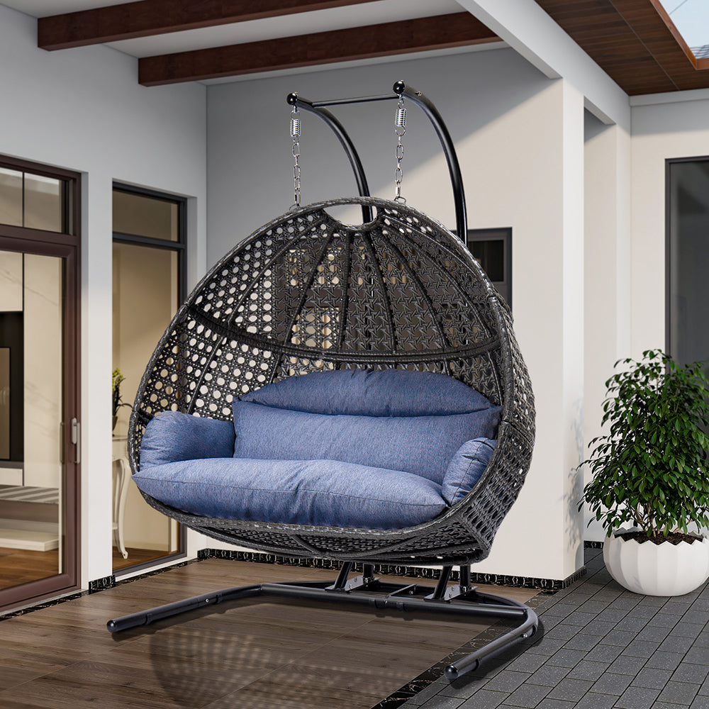 2 Person swing chair-hanging chair for Outdoor Patio