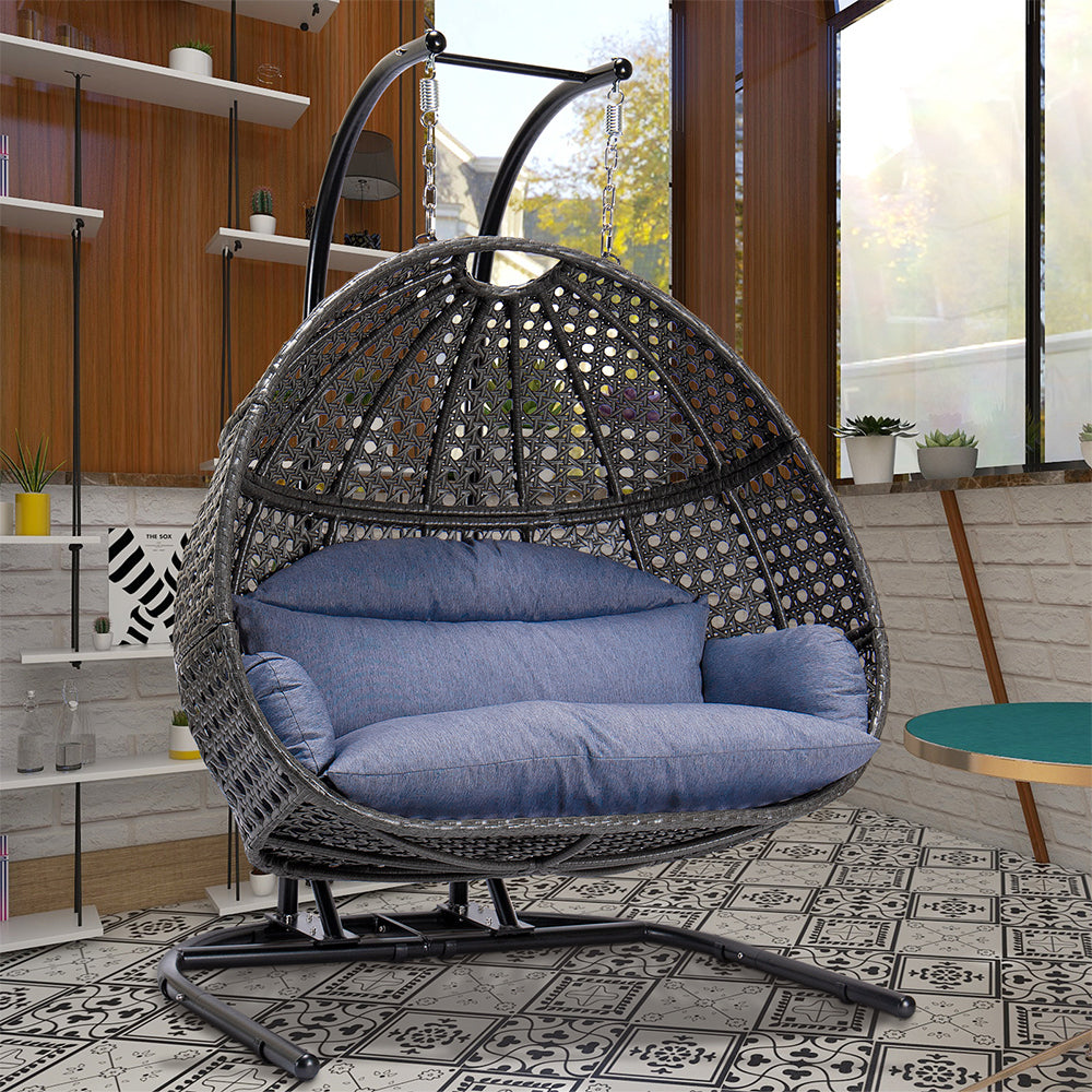 2 Person swing chair-hanging chair for Outdoor Patio