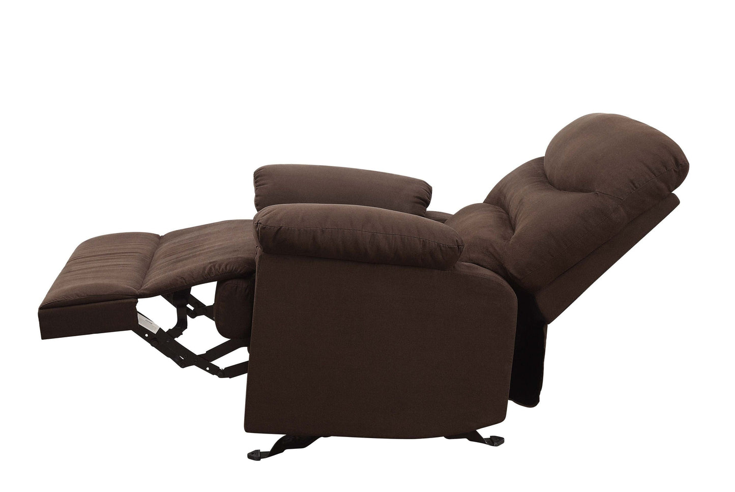 Comfort Living Spaces ACME Arcadia Glider Recliner (Motion) in Chocolate Microfiber 00635