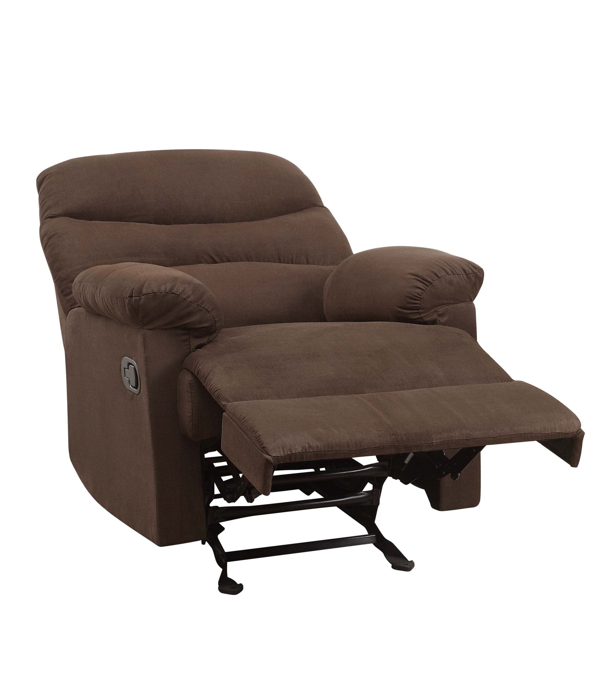 Comfort Living Spaces ACME Arcadia Glider Recliner (Motion) in Chocolate Microfiber 00635