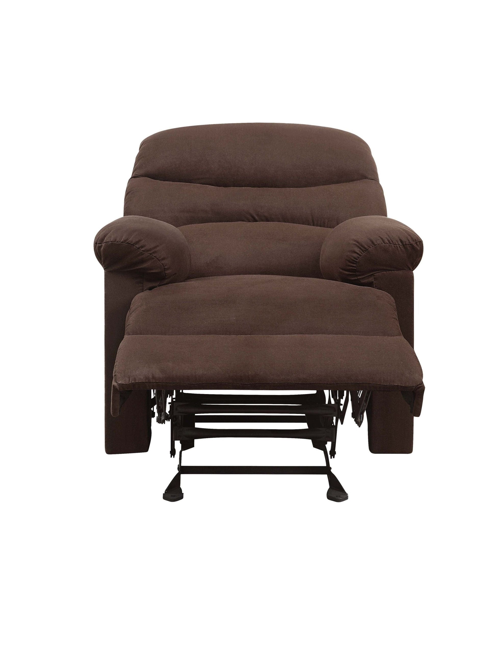 Comfort Living Spaces ACME Arcadia Glider Recliner (Motion) in Chocolate Microfiber 00635