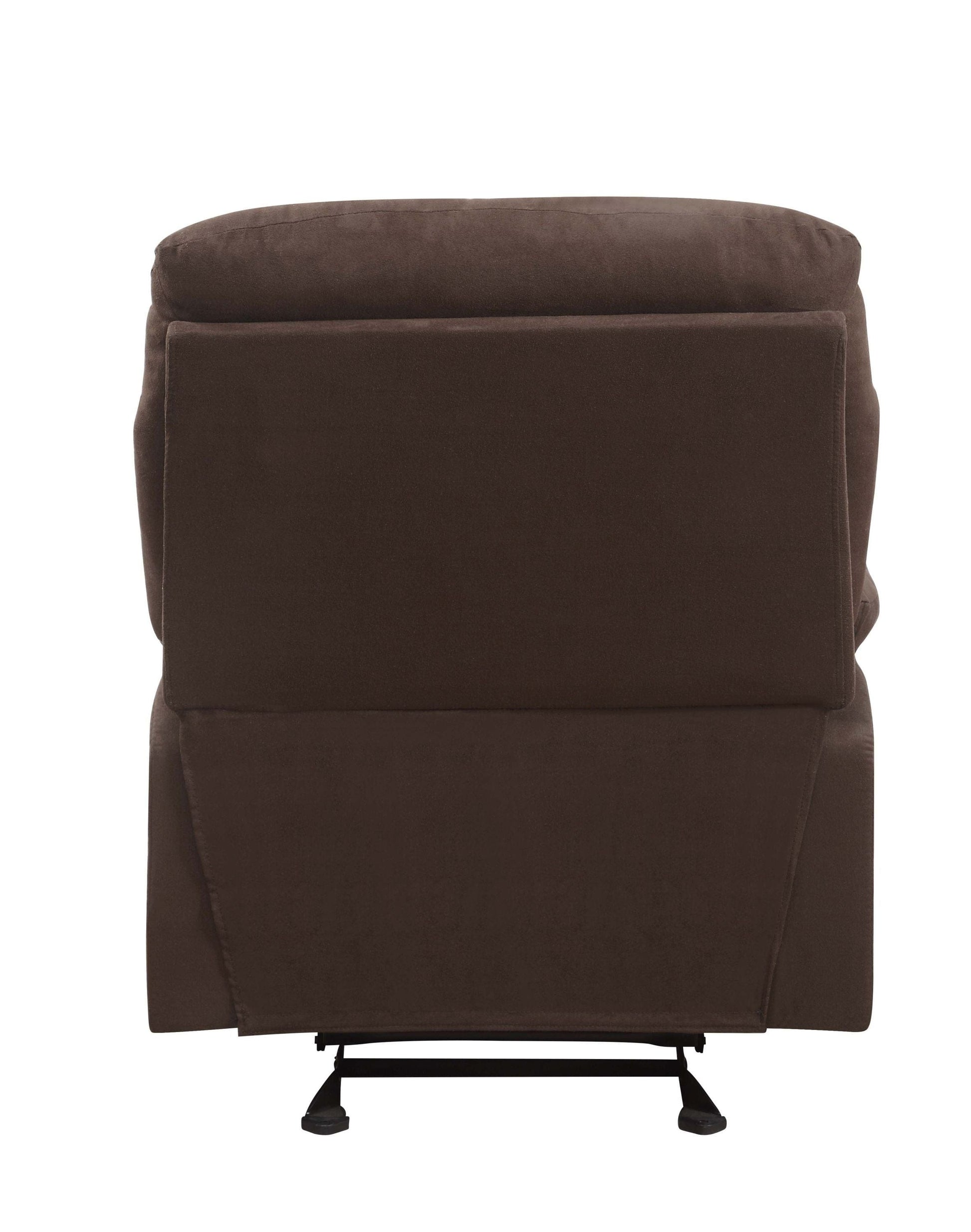 Comfort Living Spaces ACME Arcadia Glider Recliner (Motion) in Chocolate Microfiber 00635