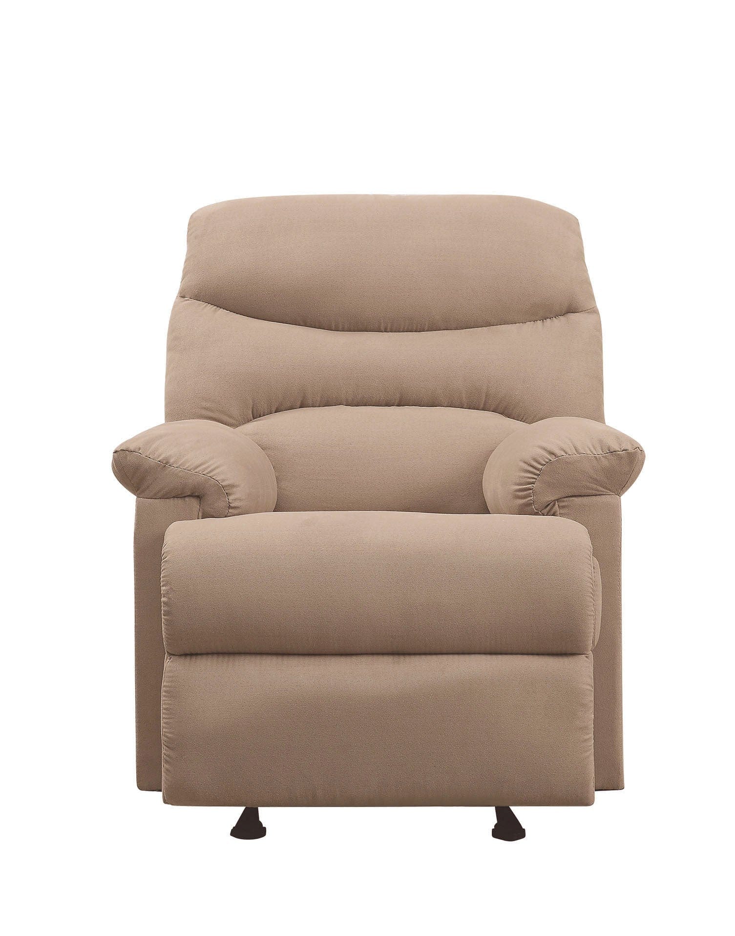 Comfort Living Spaces ACME Arcadia Recliner (Motion) in Light Brown Microfiber 00627