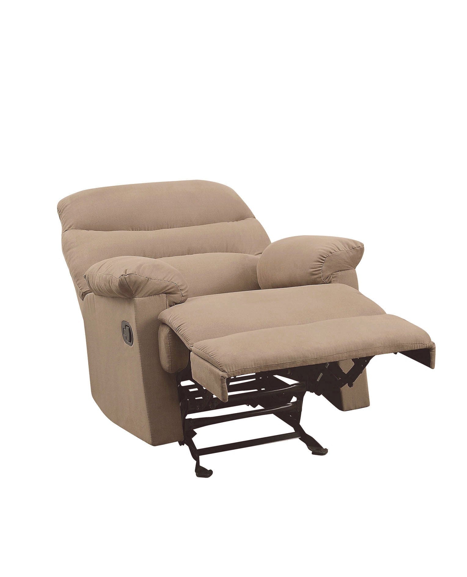 Comfort Living Spaces ACME Arcadia Recliner (Motion) in Light Brown Microfiber 00627