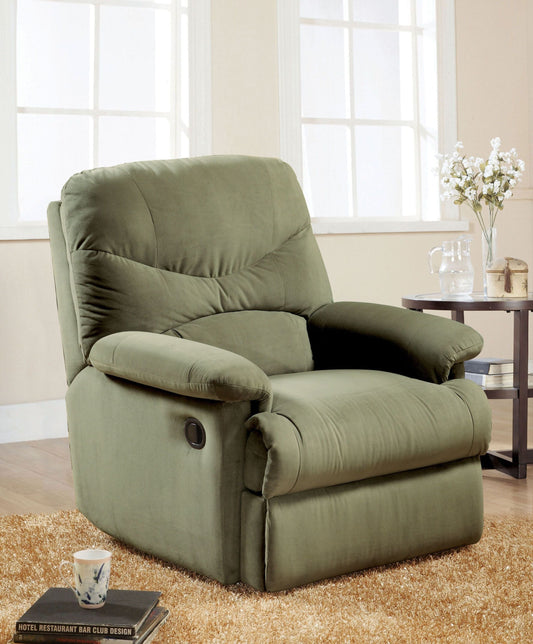 Comfort Living Spaces ACME Arcadia Recliner (Motion) in Sage Microfiber 00630