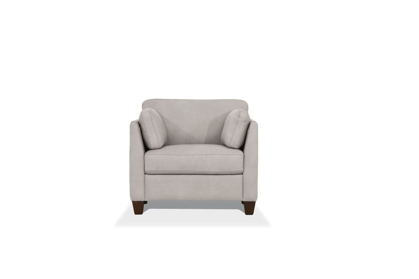 Comfort Living Spaces ACME Matias Chair, Dusty White Leather 55017