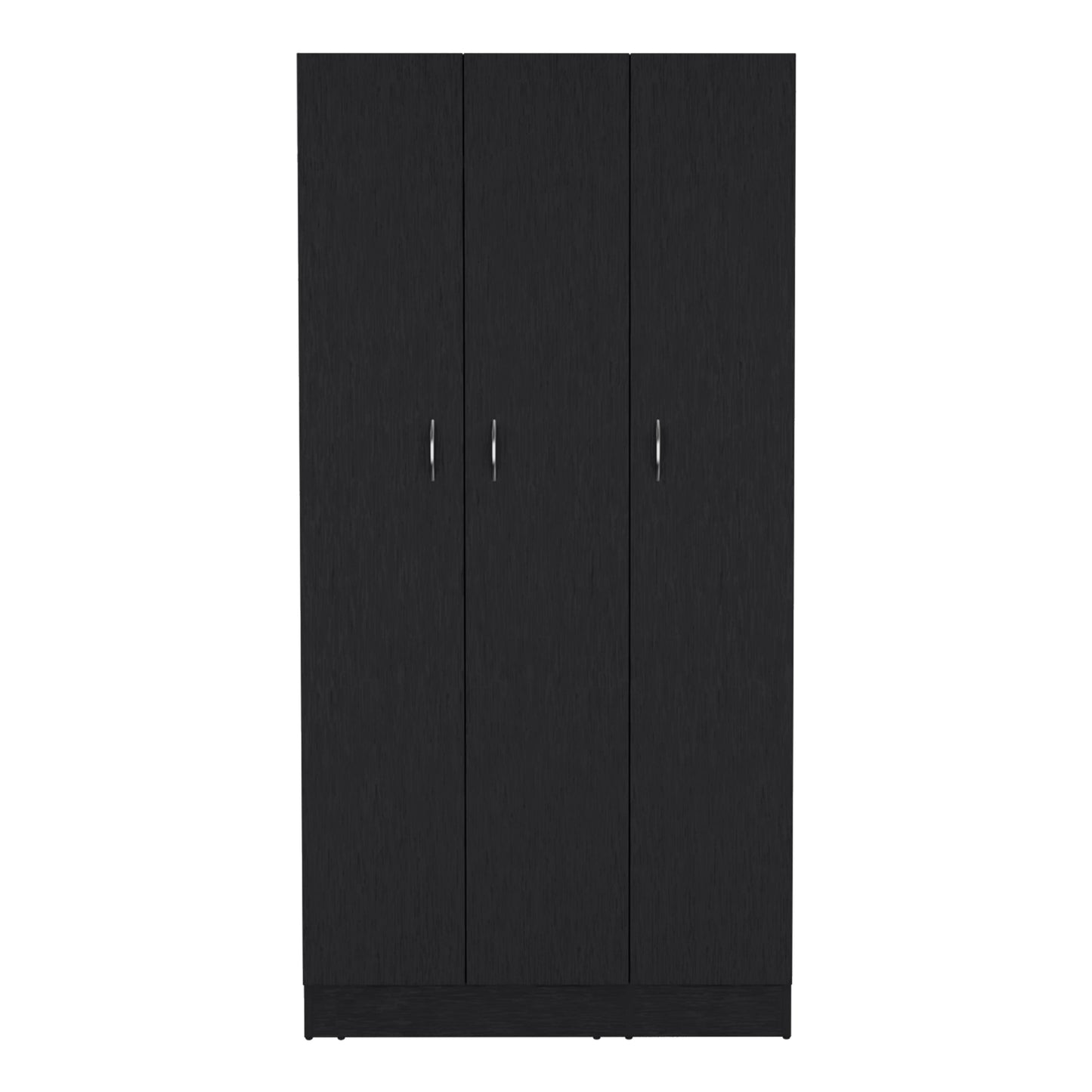 Comfort Living Spaces Armoires DEPOT E-SHOP Westbury Wardrobe Armoire with 3-Doors and 2-Inner Drawers, Black