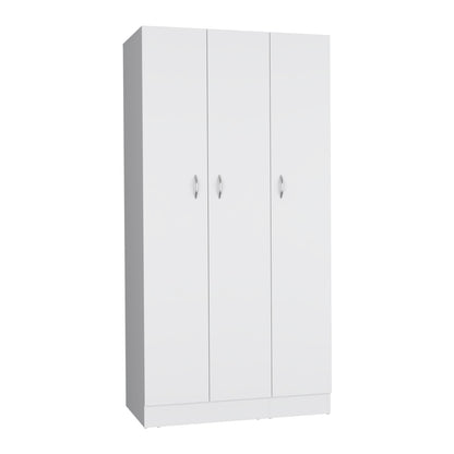 Comfort Living Spaces DEPOT E-SHOP Westbury Wardrobe Armoire with 3-Doors and 2-Inner Drawers, White