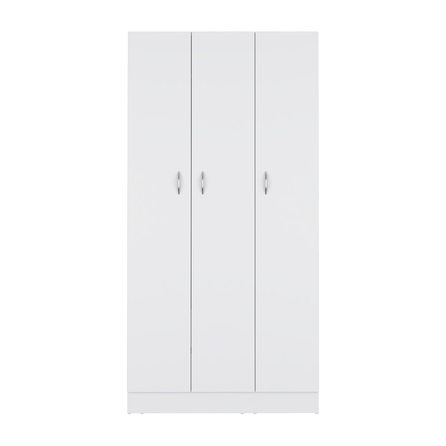 Comfort Living Spaces DEPOT E-SHOP Westbury Wardrobe Armoire with 3-Doors and 2-Inner Drawers, White