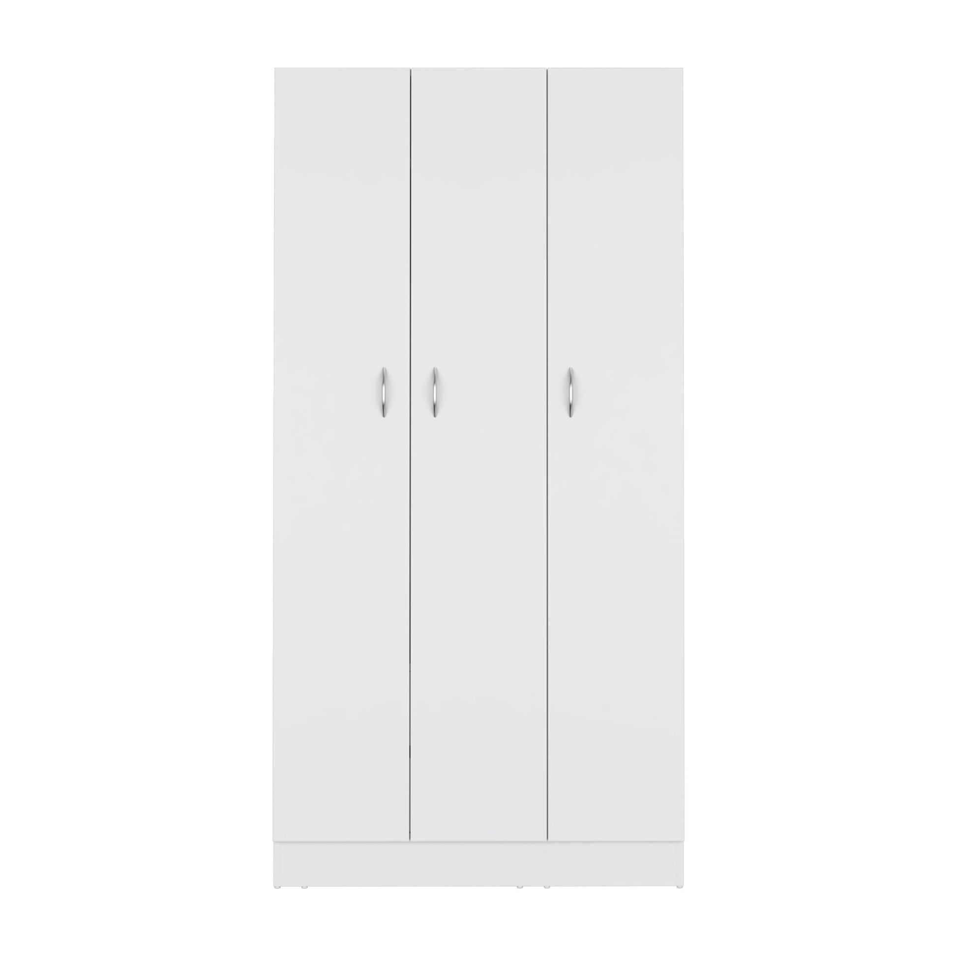 Comfort Living Spaces DEPOT E-SHOP Westbury Wardrobe Armoire with 3-Doors and 2-Inner Drawers, White