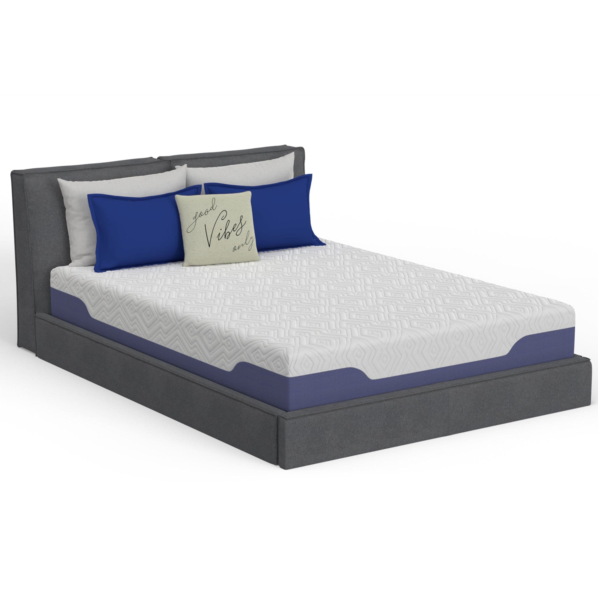 Giga Mattresses Vibe 10" Supreme Cooling Hybrid Gel Memory Foam and Innerspring Mattress - Full