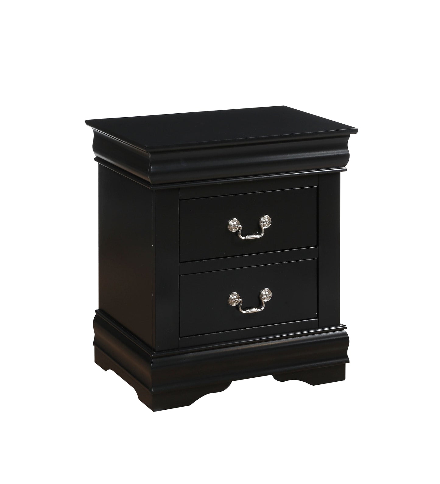 GigaCloud Nightstands ACME Louis Philippe Nightstand in Black