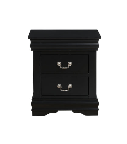 GigaCloud Nightstands ACME Louis Philippe Nightstand in Black