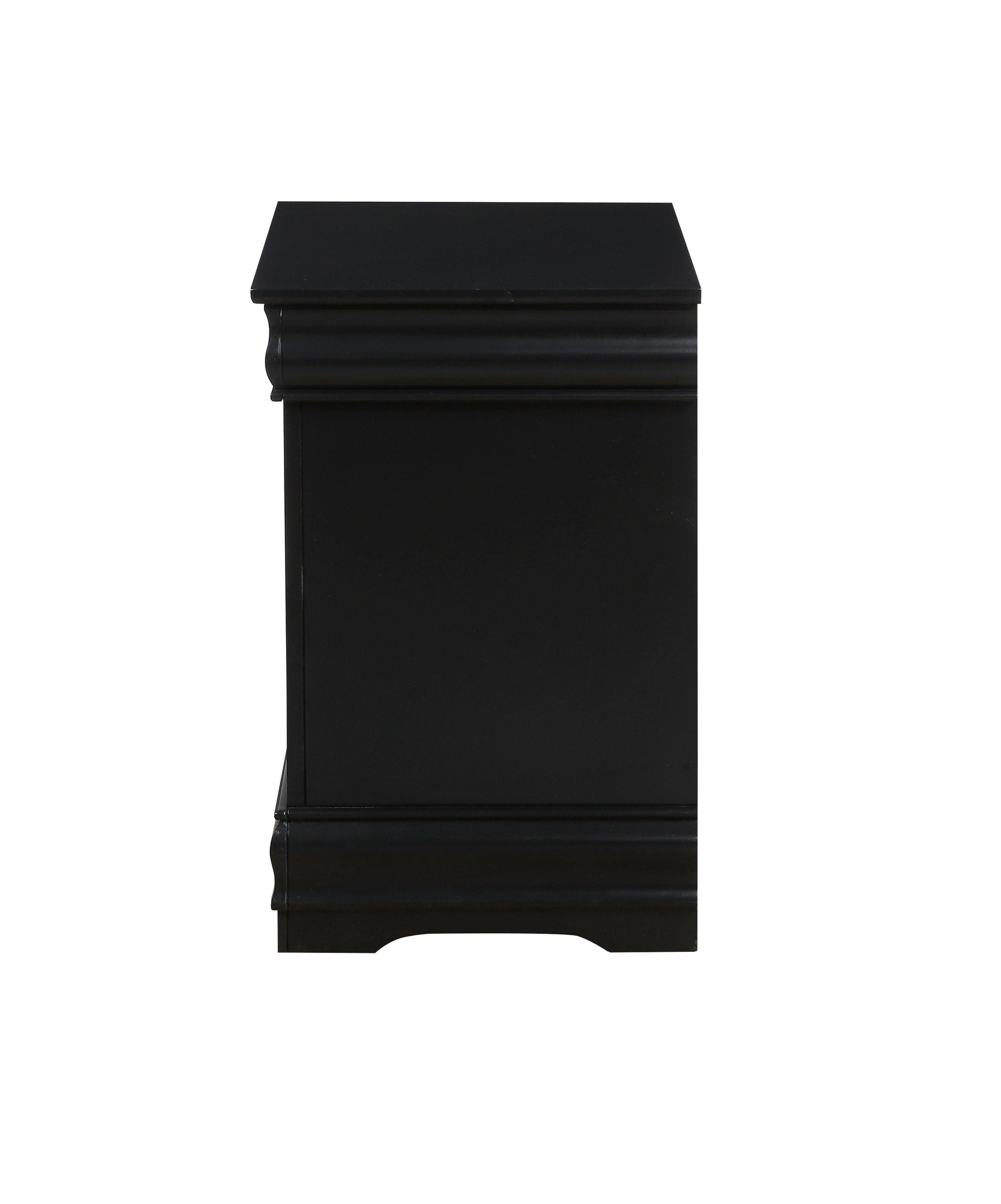 GigaCloud Nightstands ACME Louis Philippe Nightstand in Black