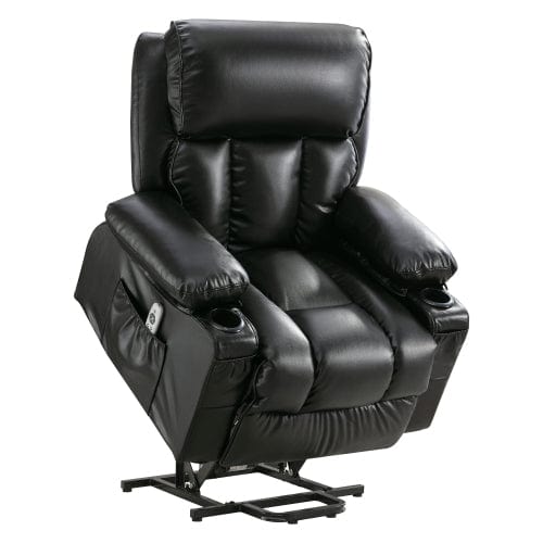 GigaCloud Recliners Power Lift Recliner Chair for Elderly with Heat and Massage for Living Room with Infinite Position and Side Pocket,USB Charge