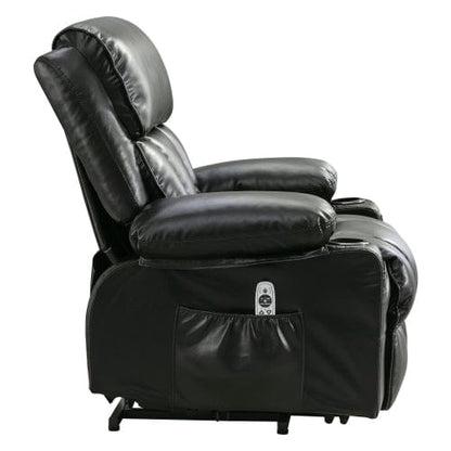 GigaCloud Recliners Power Lift Recliner Chair for Elderly with Heat and Massage for Living Room with Infinite Position and Side Pocket,USB Charge