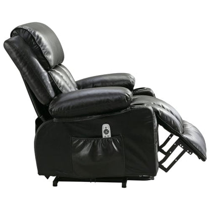 GigaCloud Recliners Power Lift Recliner Chair for Elderly with Heat and Massage for Living Room with Infinite Position and Side Pocket,USB Charge